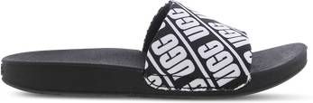 Ugg Beach Logo Slide Sandalen voor Babies in Black,, Textiel