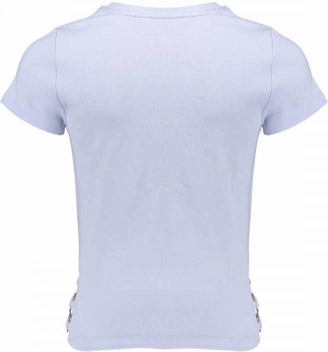 Frankie & Liberty ! Meisjes Shirt Korte Mouw -- Blauw Polyester/elasthan