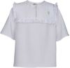 Kiestone ! Meisjes Shirt Korte Mouw -- Wit Polyester online kopen