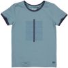 Quapi ! Jongens Shirt Korte Mouw -- Blauw Katoen/elasthan online kopen
