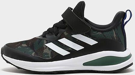 Adidas FortaRun Sport Running Schoenen Core Black/Cloud White/Green Oxide