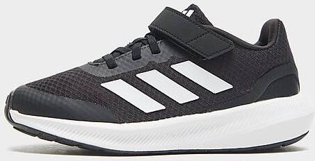 Adidas Runfalcon 3.0 Sport Running Schoenen met Elastische Veters en Klittenband Core Black/Cloud White/Core Black Kind