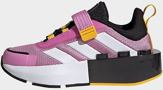 Adidas x LEGO Tech RNR Lifestyle Schoenen met Elastische Veters en Klittenband Bliss Orchid/Cloud White/Core Black