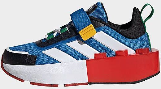 Adidas x LEGO Tech RNR Lifestyle Schoenen met Elastische Veters en Klittenband Shock Blue/Cloud White/Red