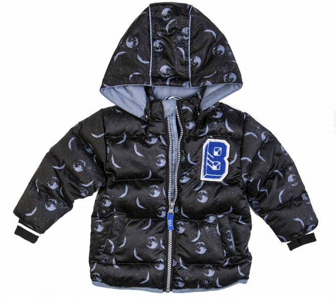 Beebielove ! Jongens Winterjas Maat 104 Antraciet Polyester