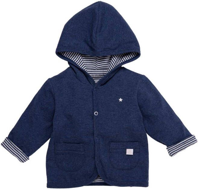 Bess ! Jongens Vest -- Blauw Katoen/elasthan