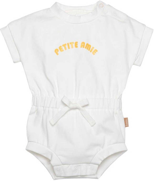 Bess ! Meisjes Romper -- Wit Katoen/elasthan