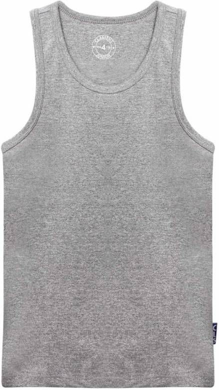 Claesens ! Jongens Hemd -- Grijs Katoen/lycra