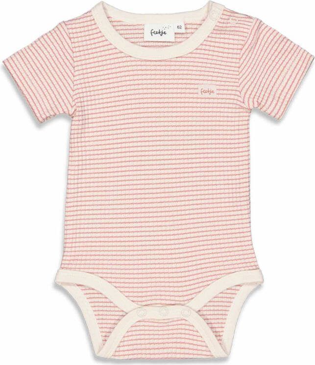 Feetje ! Unisex Romper Korte Mouw -- Brique Katoen/polyester