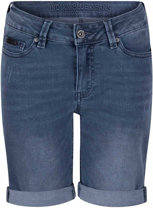 Indian Blue Jeans skinny jeans bermuda Andy blue grey denim