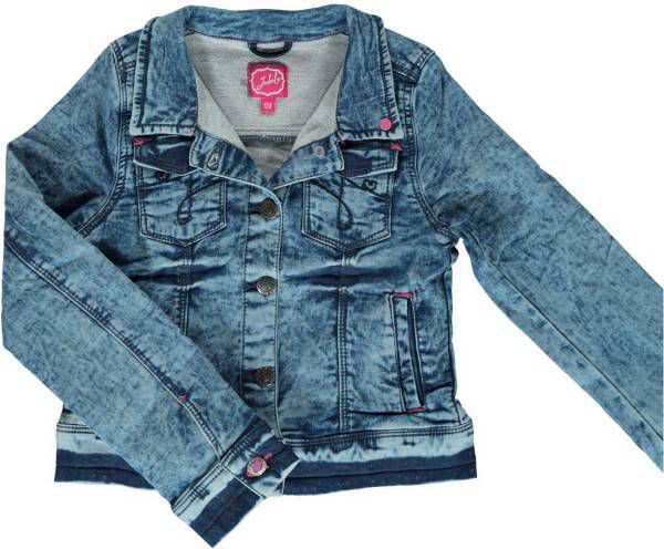 Jubel ! Meisjes Spijkerjas Maat 140 Denim Jeans
