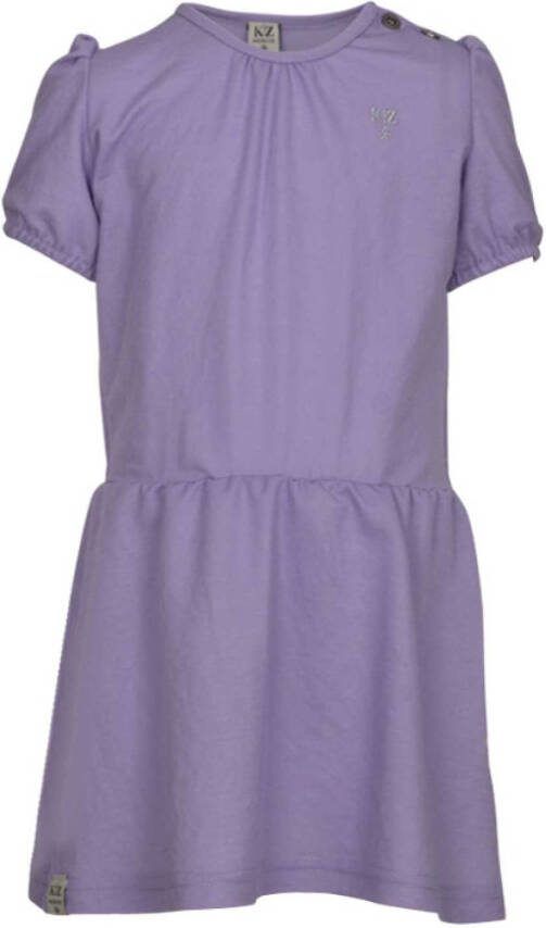 Kiezeltje ! Meisjes Jurk -- Lila Viscose