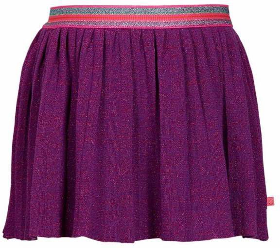 Le Big ! Meisjes Rok Maat 152 Paars Katoen/metaal