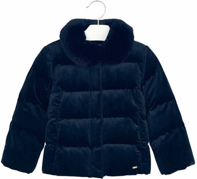 Mayoral ! Meisjes Winterjas Maat 110 Donkerblauw Polyester