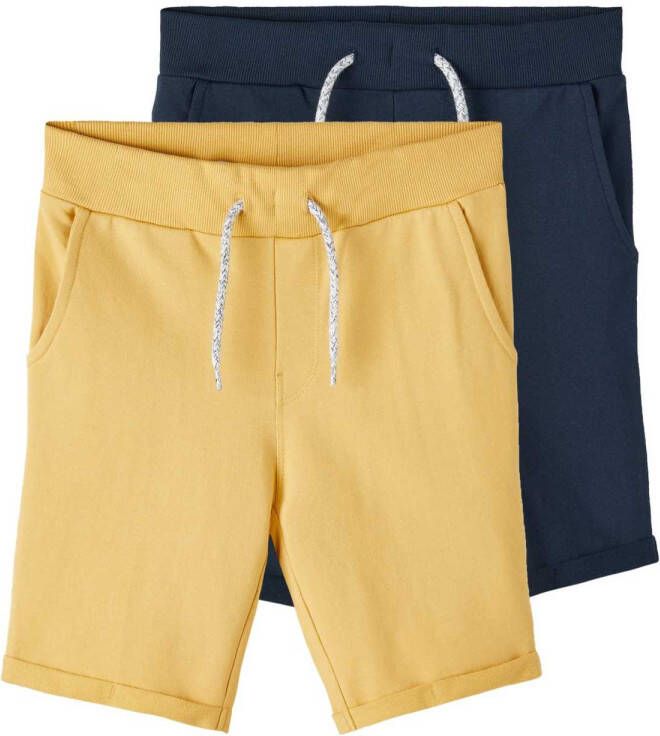 name it ! Jongens 2 Pack Bermuda -- Diverse Kleuren Katoen/viscose