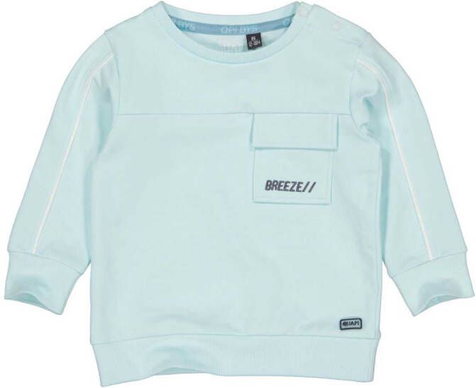 Quapi ! Jongens Sweater -- Blauw Katoen/elasthan