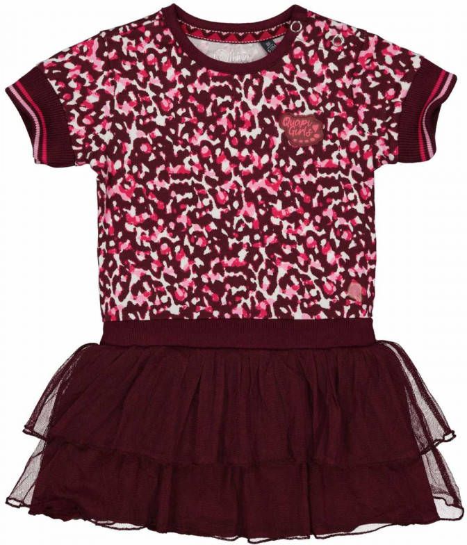 Quapi ! Meisjes Jurk -- All Over Print Katoen/elasthan