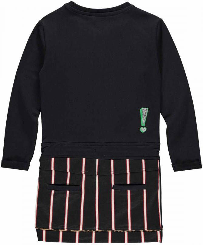 Quapi ! Meisjes Jurk Maat 116 Rood Katoen/elasthan