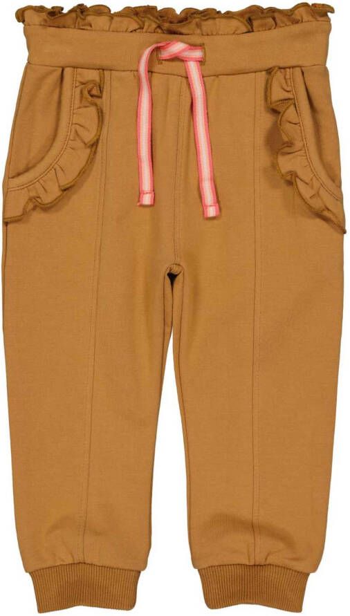 Quapi ! Meisjes Lange Broek -- Camel Katoen/elasthan