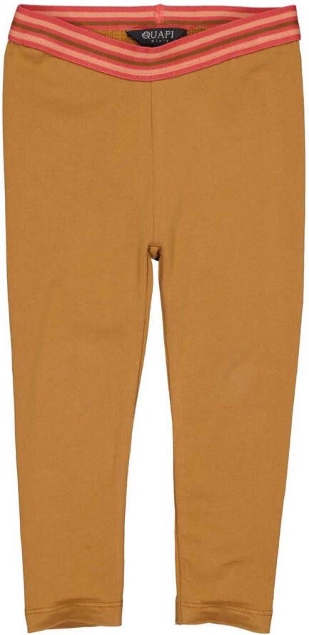 Quapi ! Meisjes Legging -- Camel Katoen/elasthan