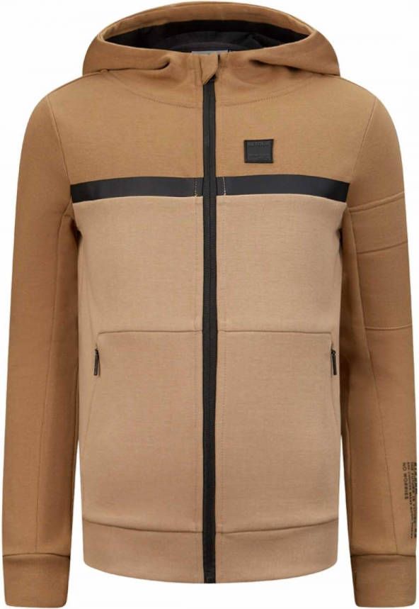 Retour Sweatvest RJB 21 704 Beige/Off white, Blauw