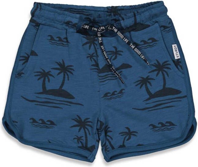 Sturdy ! Jongens Korte Broek -- Blauw Katoen/elasthan