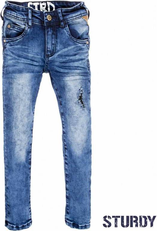 Sturdy ! Jongens Lange Broek Maat 140 Denim Katoen/elasthan
