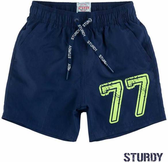 Sturdy ! Jongens Zwembroek Maat 128 Donkerblauw Polyester