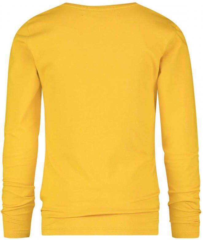 Vingino ! Meisjes Shirt Lange Mouw Maat 152 Okergeel Katoen/elasthan