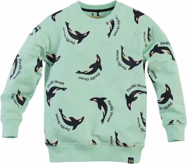 Z8 ! Jongens Sweater -- All Over Print Katoen/elasthan