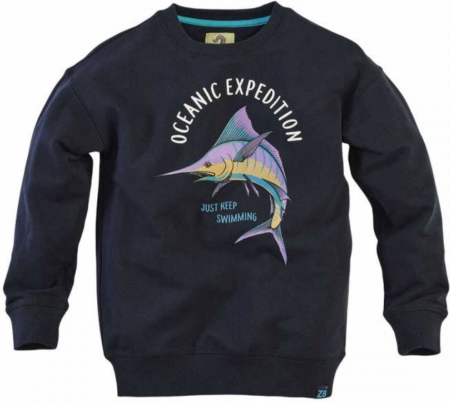 Z8 ! Jongens Sweater -- Antraciet Katoen/elasthan