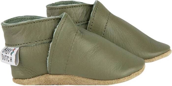 Baby Dutch unisex sloffen 5BD4 groen