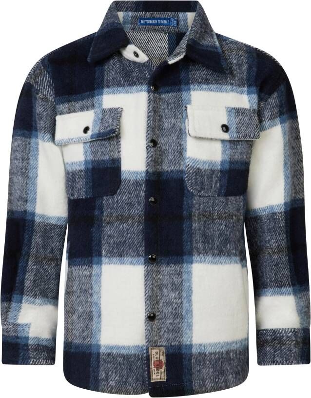 Blue Rebel blouse jongens blauw