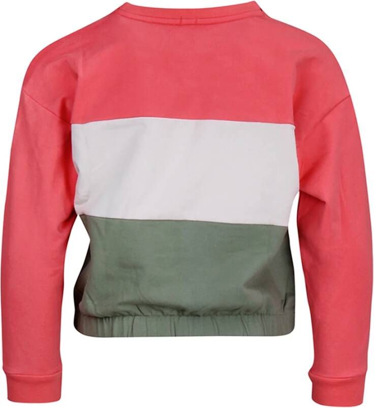 Blue Rebel meisjes cropped sweater multicolor