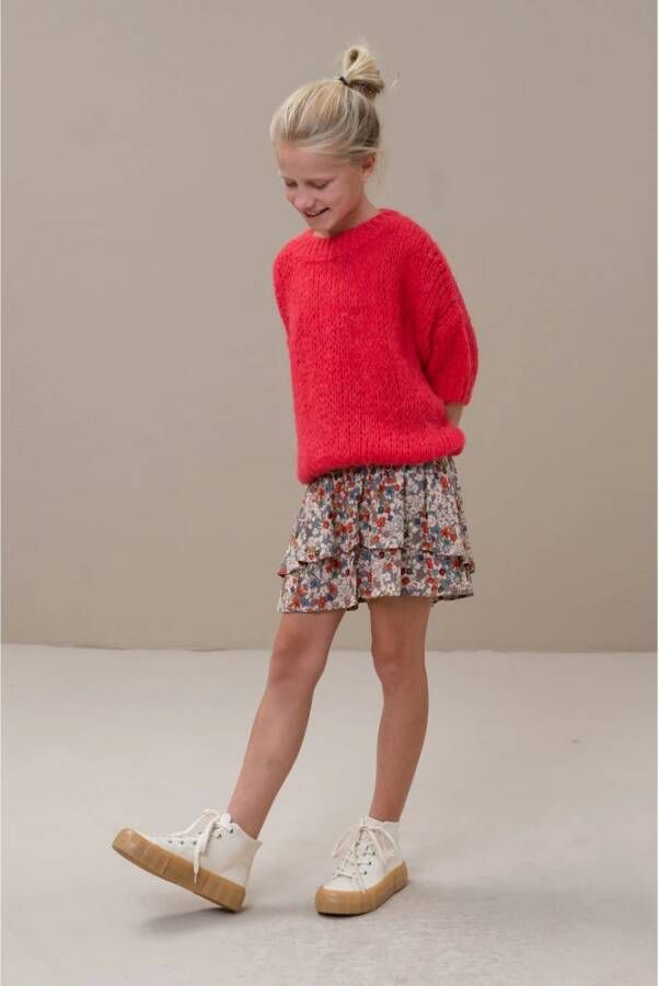BY-BAR BY BAR meisjes trui 22245004302/momo rood