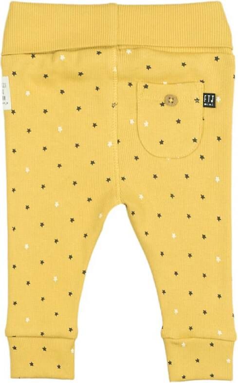 Feetje ! Unisex Lange Broek -- Geel Katoen/polyester/elasthan