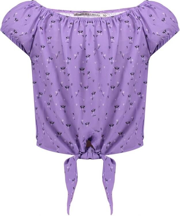 Frankie & Liberty meisjes blouse FL22208 lila