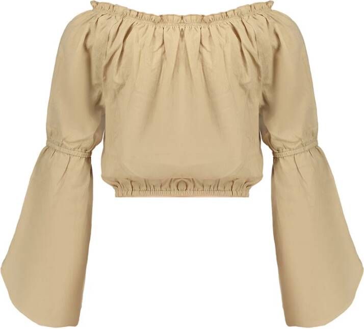 Frankie & Liberty meisjes cropped top FL22218 beig