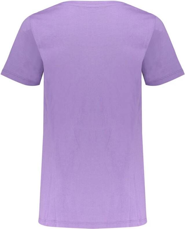 Frankie & Liberty ! Meisjes Shirt Korte Mouw -- Paars Katoen/modal