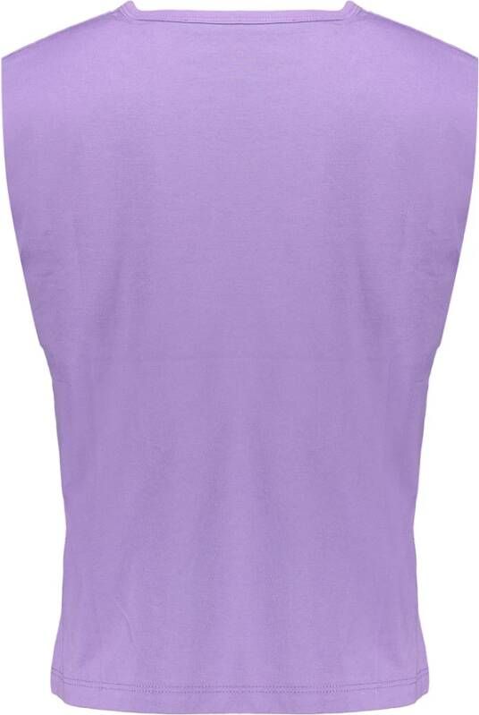 Frankie & Liberty ! Meisjes Shirt Korte Mouw -- Paars Katoen/modal