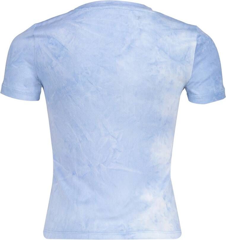 Frankie & Liberty ! Meisjes Shirt Korte Mouw -- Blauw Micro polyester/spandex