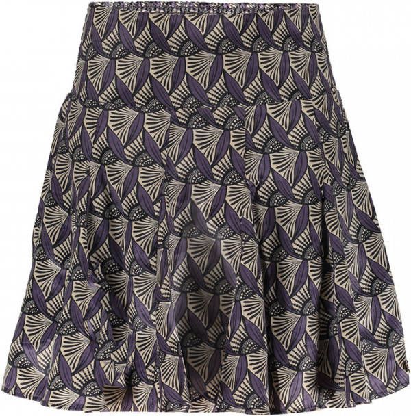 Frankie&Liberty rok Ally met all over print paars