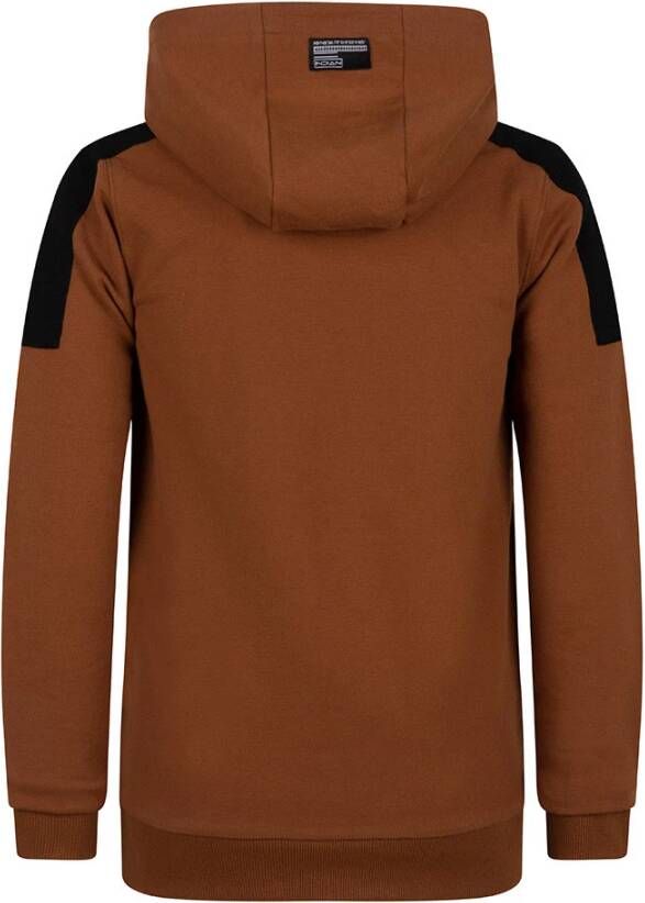 Indian Blue Jeans jongens hoodie IBBW22 4593 bruin