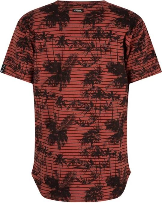 Indian Blue Jeans ! Jongens Shirt Korte Mouw -- All Over Print Katoen/elasthan