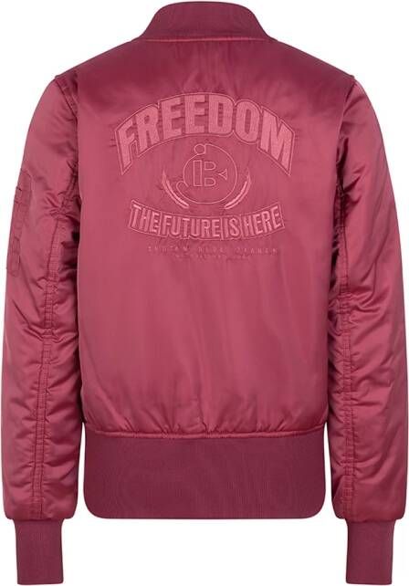 Indian Blue Jeans Bordeaux Vest Baseball Jacket