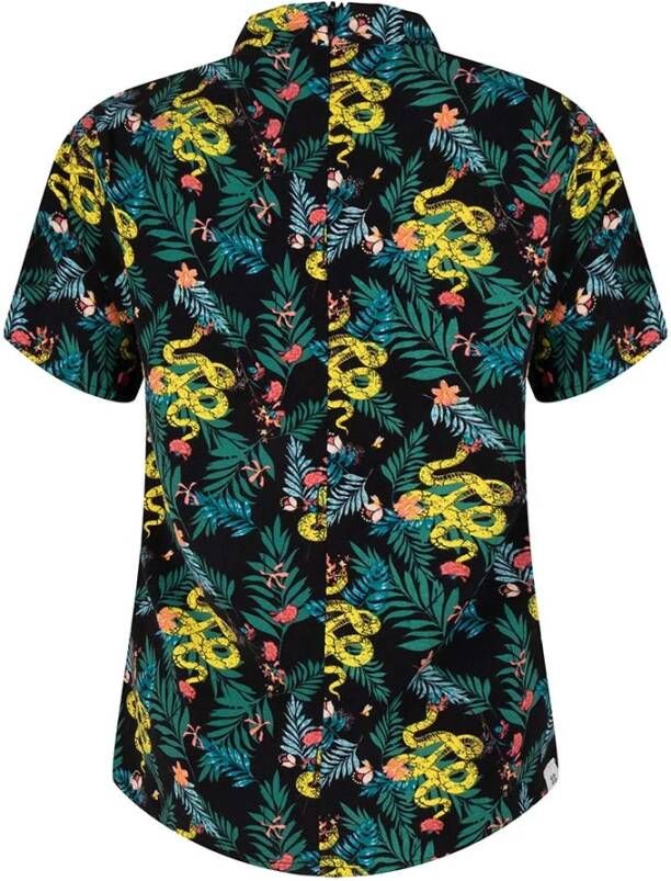 Indian Blue Jeans ! Meisjes Shirt Korte Mouw Maat 116 All Over Print Polyester/elasthan