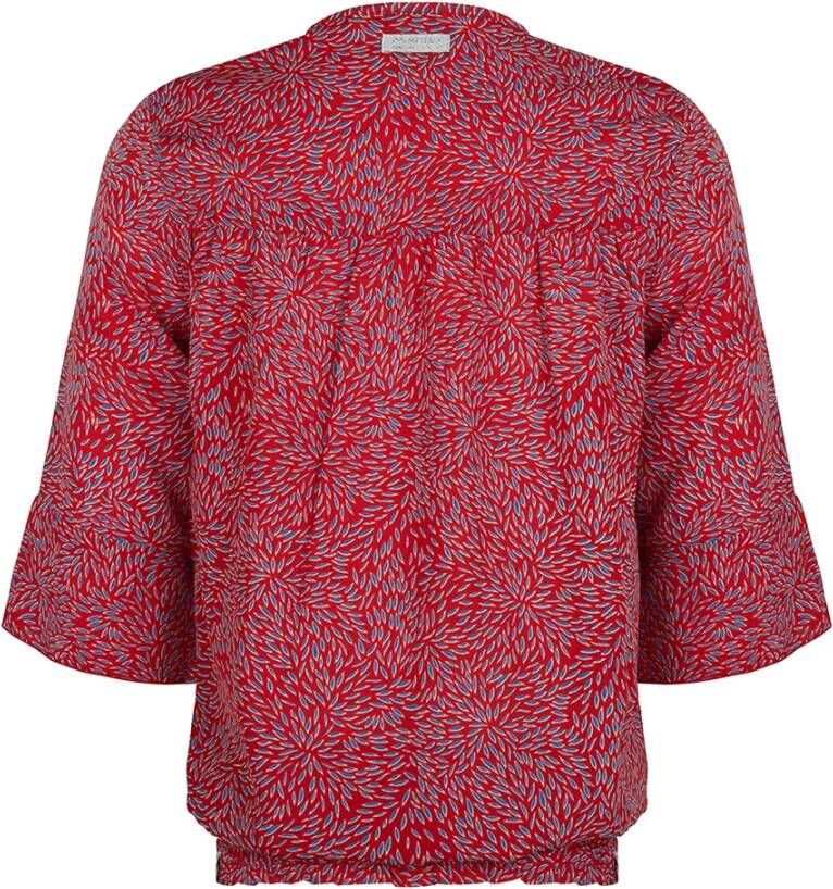 Indian Blue Jeans ! Meisjes Blouse 3/4 Mouw Maat 116 All Over Print Polyester