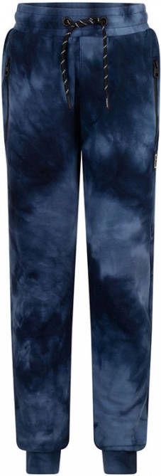 Indian Blue Jeans tie dye skinny joggingbroek donkerblauw