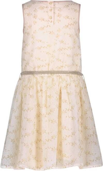 Like Flo Gele Mini Jurk Fancy Flower Sleeveless Dress