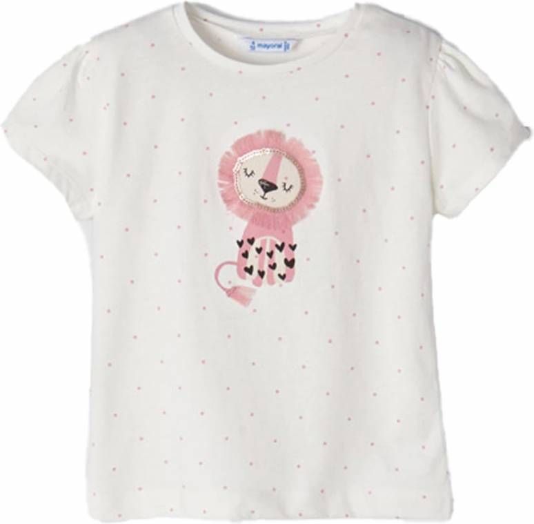 063 Mayoral set shirts meisjes 3037 roze/off white